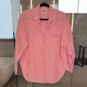 Kuwalla-tee Pink Button Down Shirt